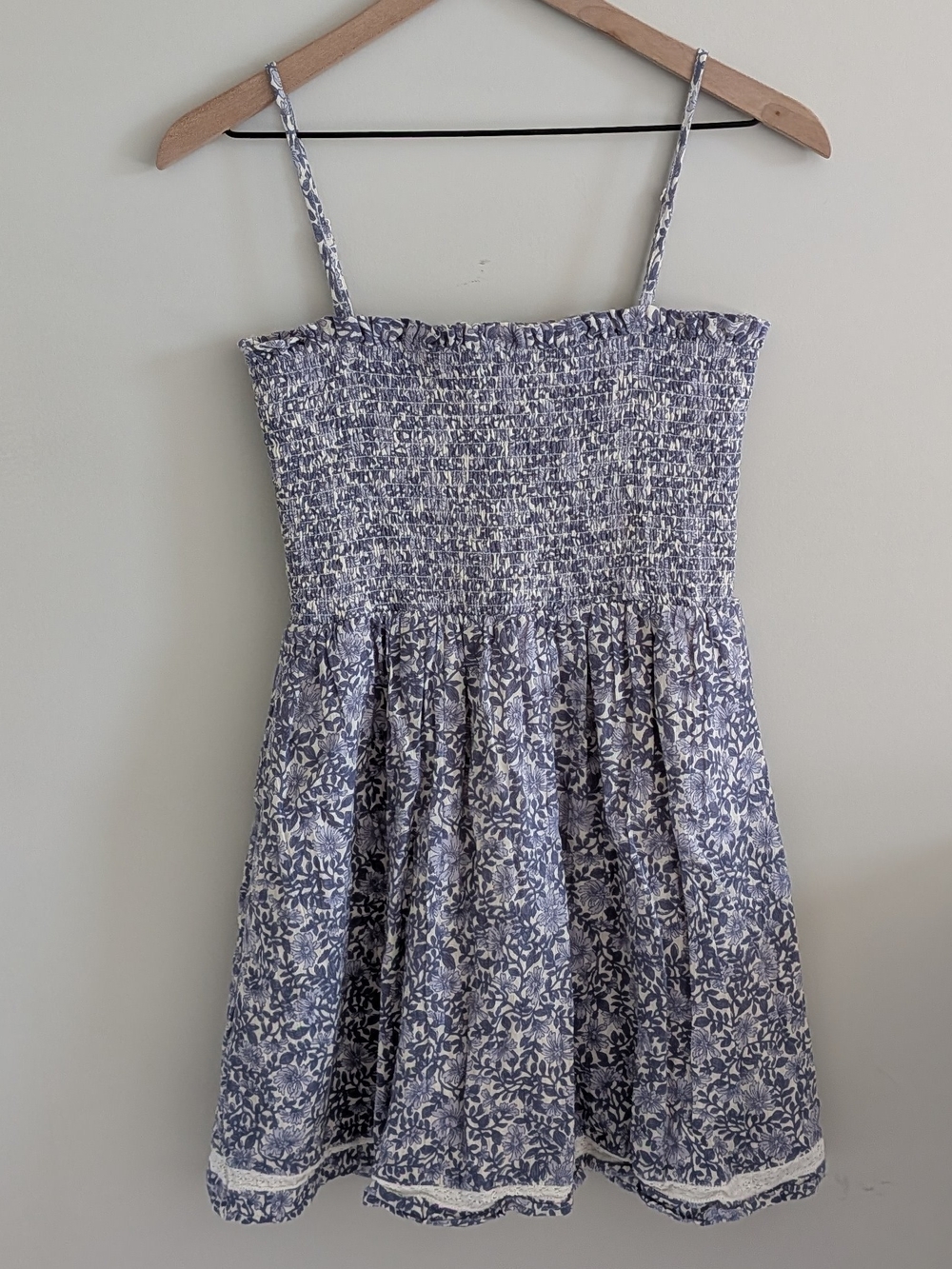 American Eagle Smockin' On Sunshine Strapless Dress